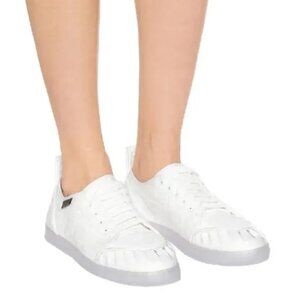 FENDI PROMENADE FF LOGO WHITE LOW-TOP SNEAKERS SIZE 37.5 NIB